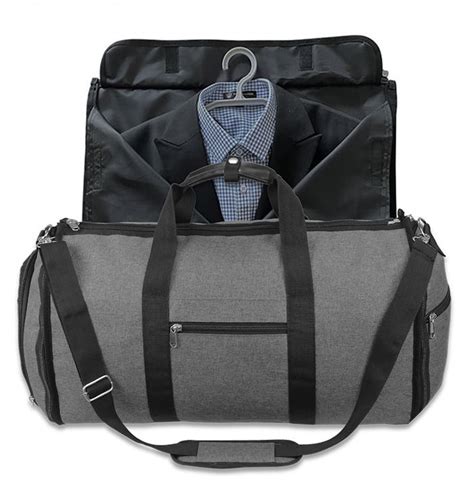 convertible garment duffel bag.